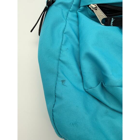 Vintage JanSport SuperBreak Lightweight Backpack Blue/Aqua/Teal - Picture 3 of 6